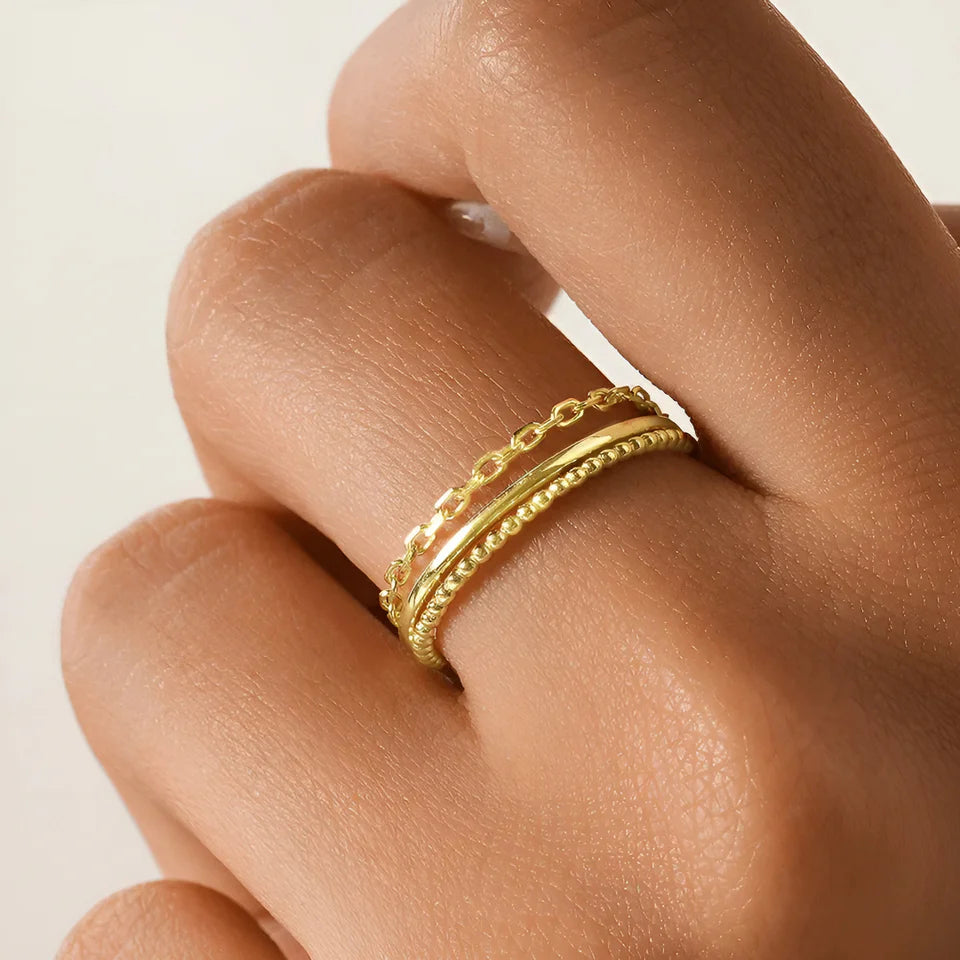Zephyr Trio Ring Set