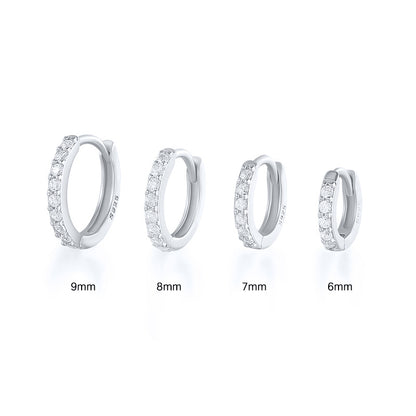 Refined S925 Thin Hoop Earrings