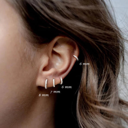 Refined S925 Thin Hoop Earrings