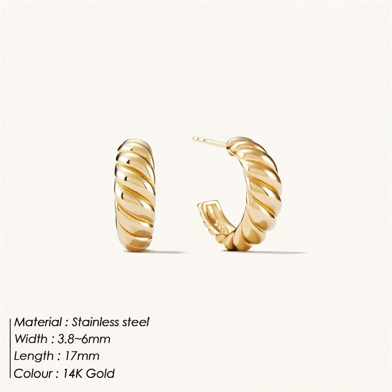 Serena Croissant Earrings